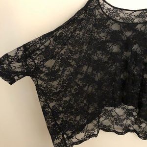 Express Lace Poncho